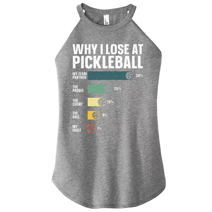 Pickleball Art For Pickleball Plaryer Pickleball Women’s Perfect Tri Rocker Tank