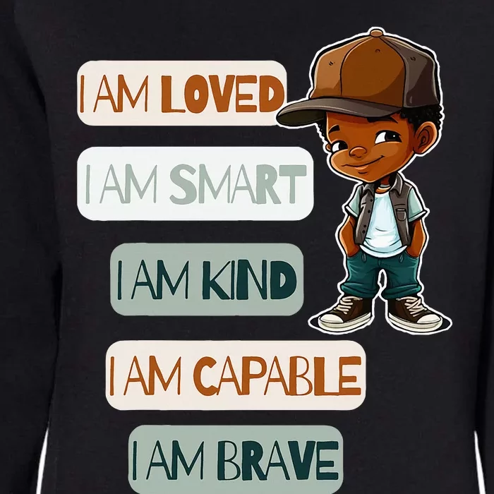 Positive Affirmations For African American Womens California Wash Sweatshirt