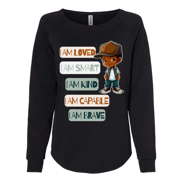 Positive Affirmations For African American Womens California Wash Sweatshirt