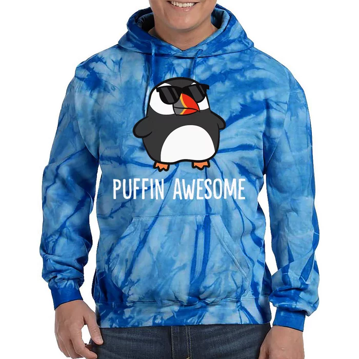 Puffin Awesome Funny Sea Bird Puffins Tie Dye Hoodie