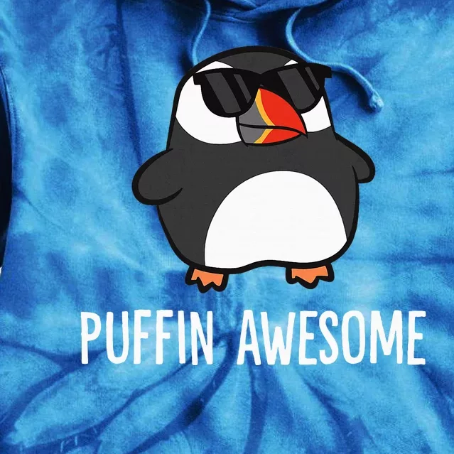 Puffin Awesome Funny Sea Bird Puffins Tie Dye Hoodie