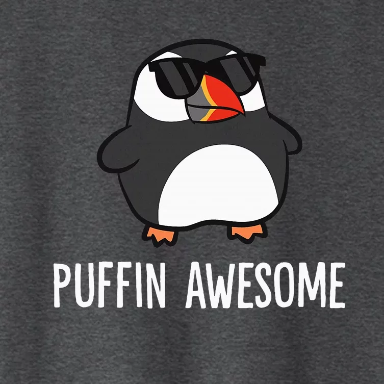 Puffin Awesome Funny Sea Bird Puffins Women's Crop Top Tee