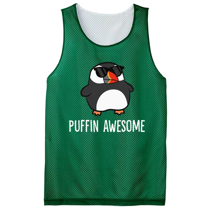 Puffin Awesome Funny Sea Bird Puffins Mesh Reversible Basketball Jersey Tank