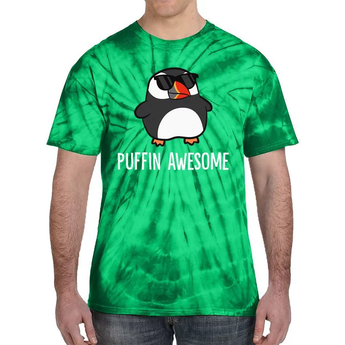 Puffin Awesome Funny Sea Bird Puffins Tie-Dye T-Shirt