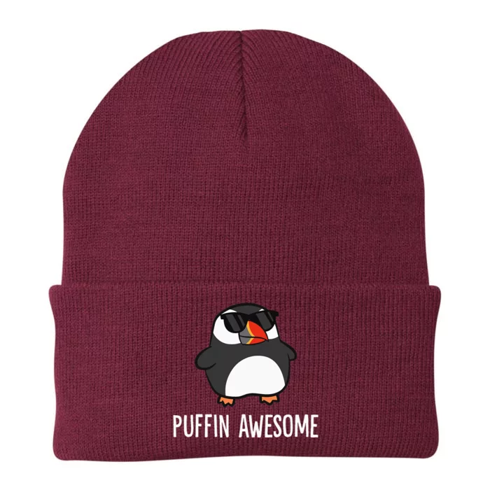 Puffin Awesome Funny Sea Bird Puffins Knit Cap Winter Beanie