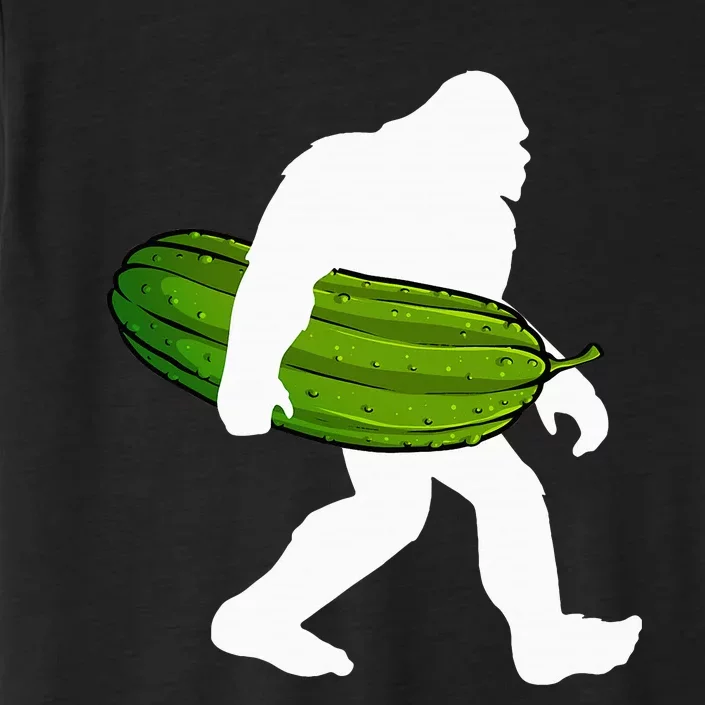 Pickle Art For Women Bigfoot Cucumber ChromaSoft Performance T-Shirt