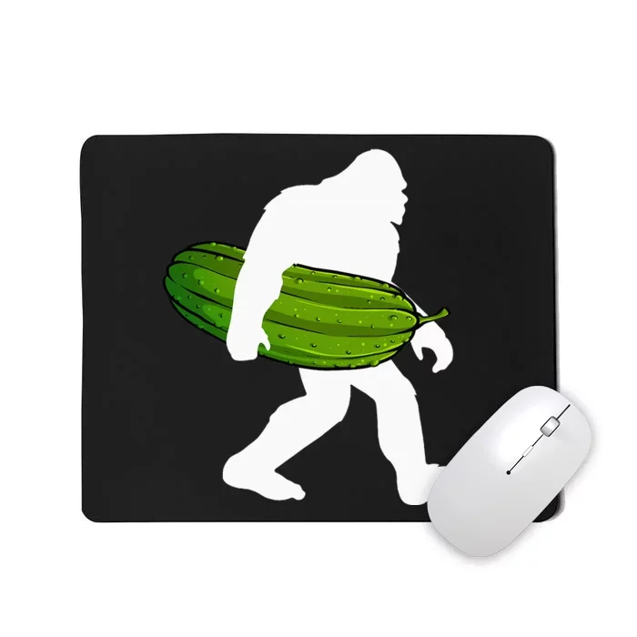 Pickle Art For Women Bigfoot Cucumber Mousepad