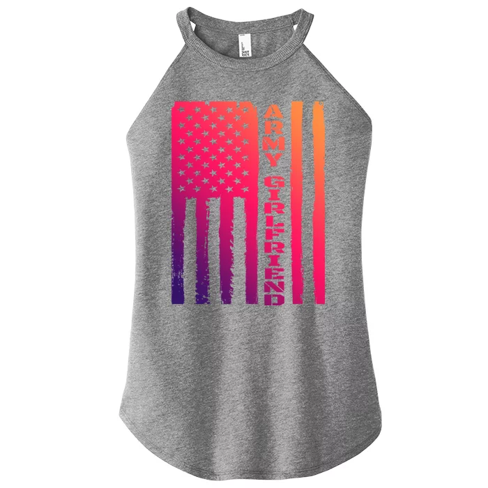 Proud Army Friend Gift Military Friend Veteran's Day Gift Women’s Perfect Tri Rocker Tank