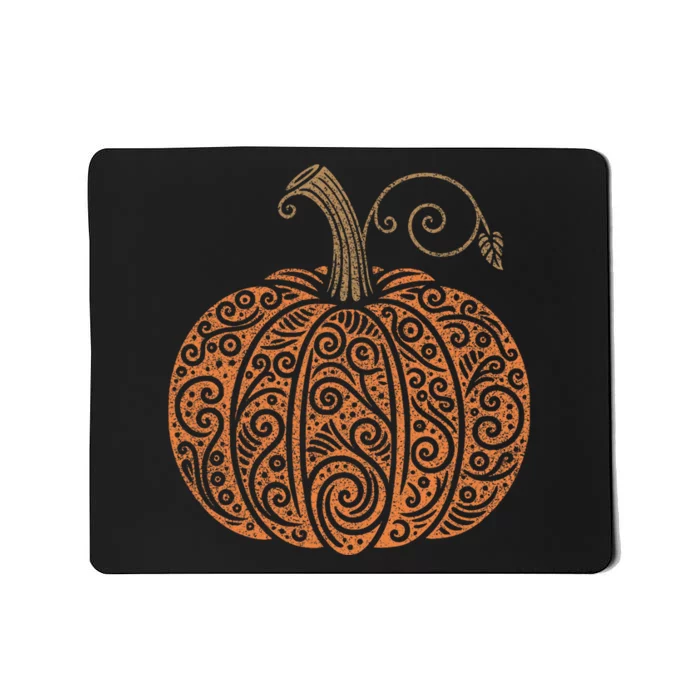 Pumpkin Autumn Fall Thanksgiving Halloween Mousepad