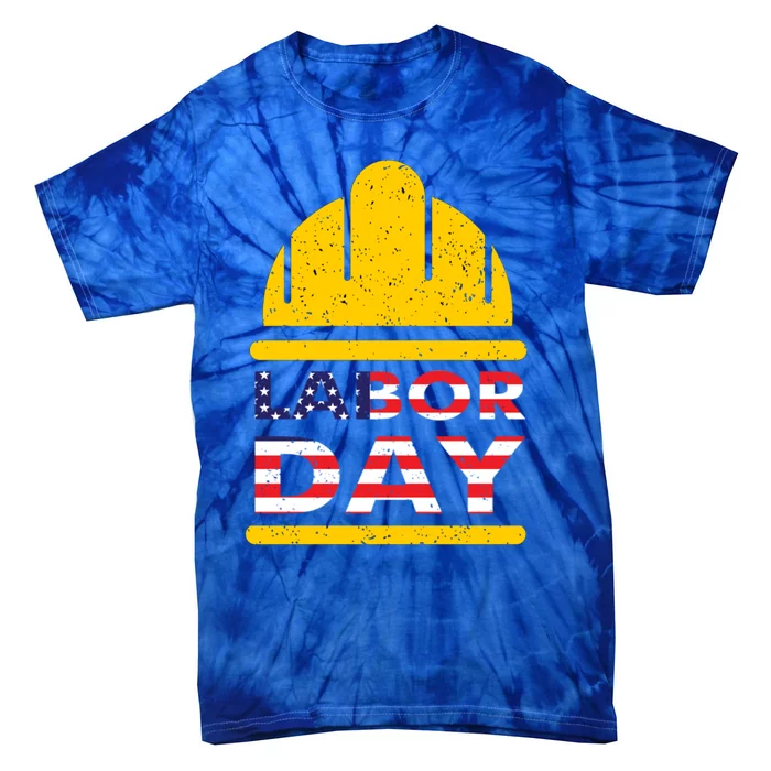 Patriot American Flag Labors Day Usa Cool Gift Tie-Dye T-Shirt