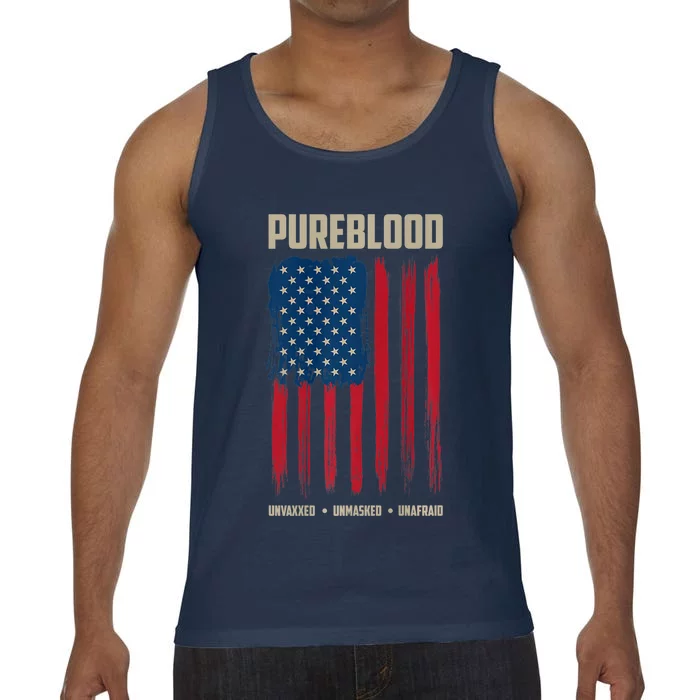 Pureblood American Flag Pure Blooded Patriot Comfort Colors® Tank Top