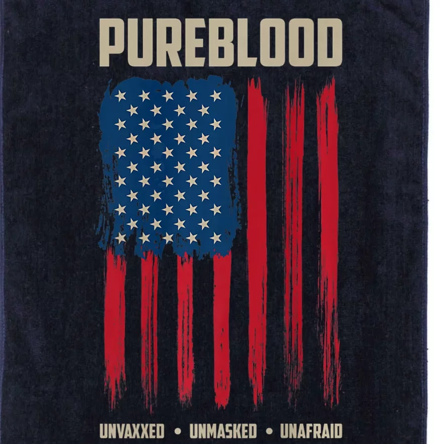 Pureblood American Flag Pure Blooded Patriot Platinum Collection Golf Towel