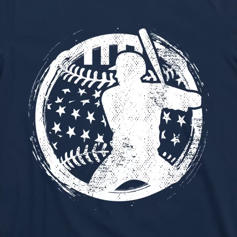 Patriotic American Flag Baseball design, Baseball design T-Shirt