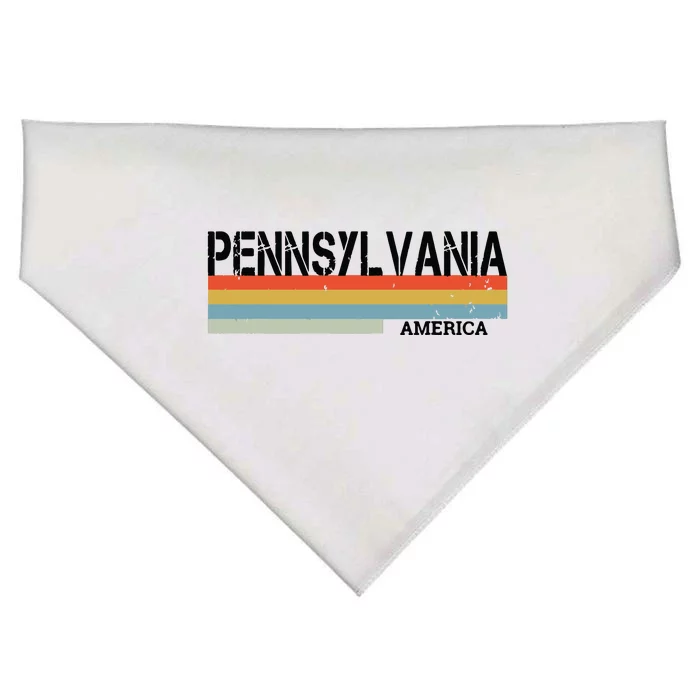 Pennsylvania Americe Funny USA-Made Doggie Bandana