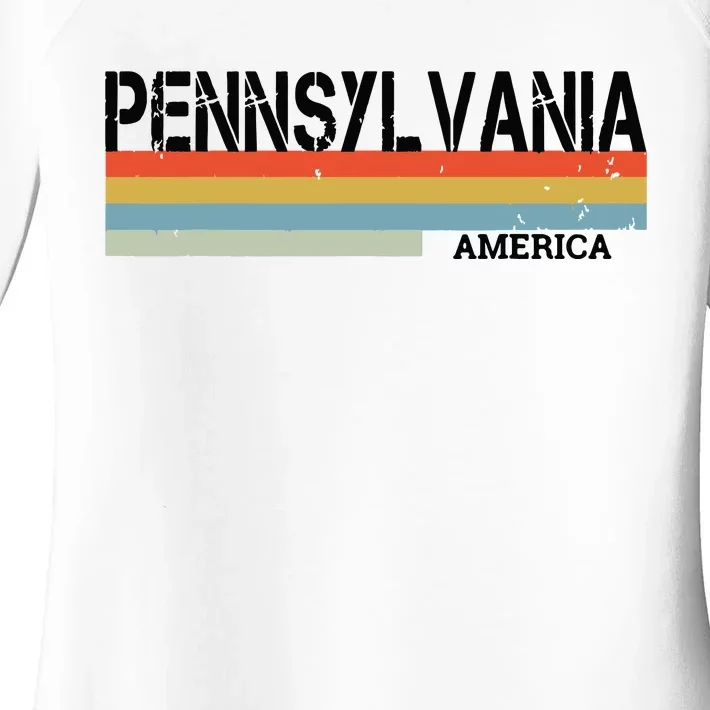 Pennsylvania Americe Funny Women's Perfect Tri Tunic Long Sleeve Shirt