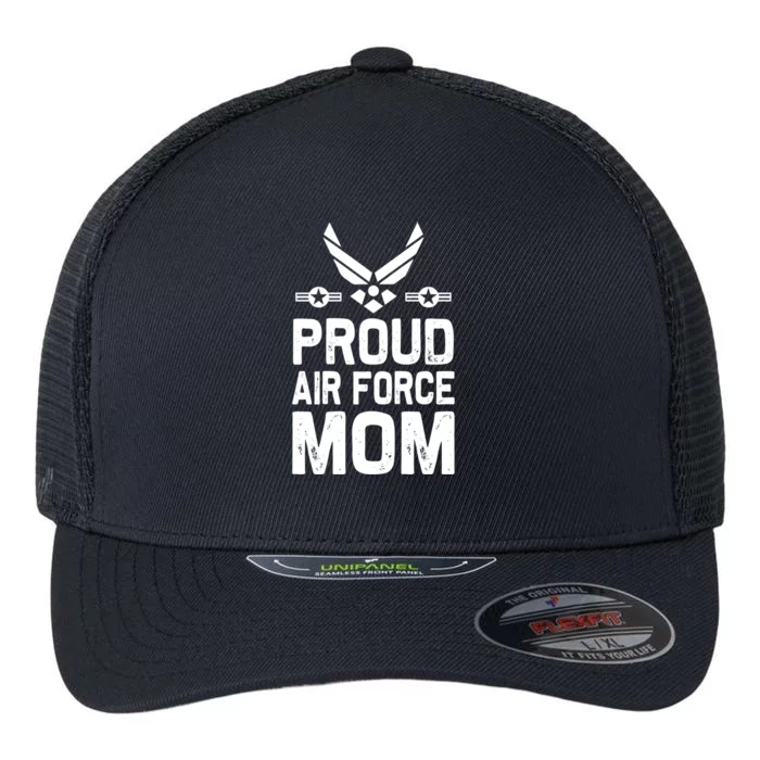 Proud Air Force Mom Veteran Of United States Air Force Gift Flexfit Unipanel Trucker Cap