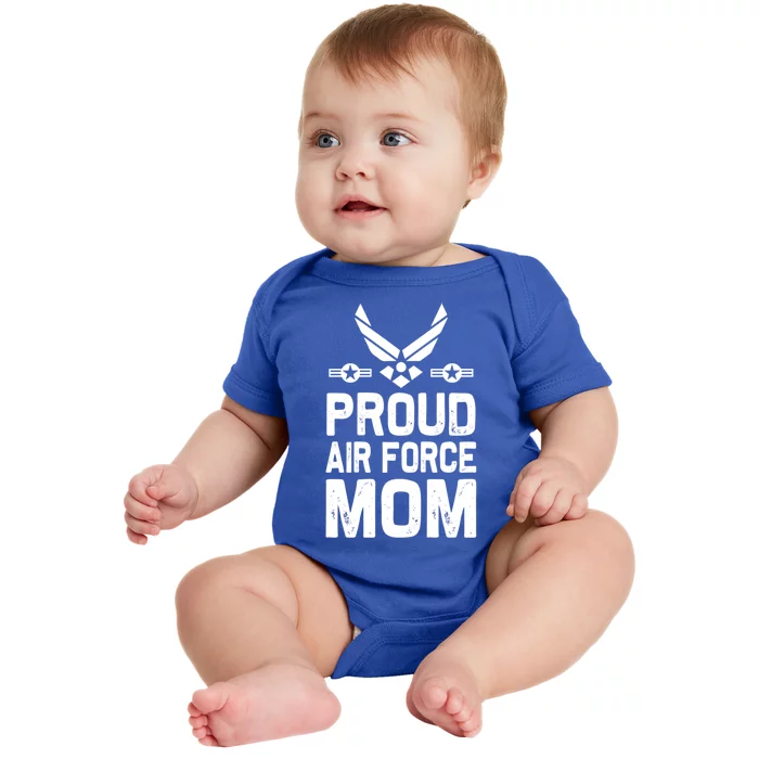 Proud Air Force Mom Veteran Of United States Air Force Gift Baby Bodysuit