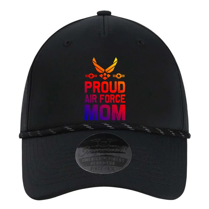 Proud Air Force Mom Veteran Of United States Air Force Cute Gift Performance The Dyno Cap