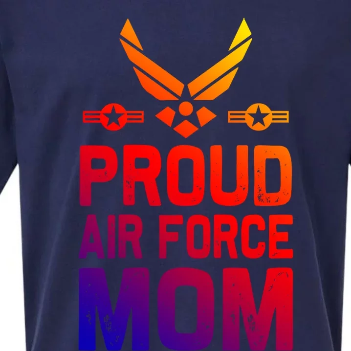 Proud Air Force Mom Veteran Of United States Air Force Cute Gift Sueded Cloud Jersey T-Shirt