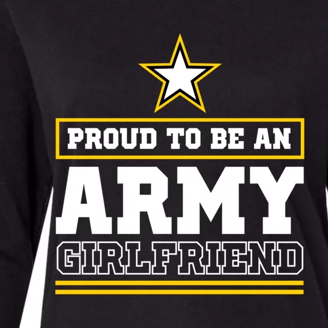 Proud Army Friend Proud To Be An Army Friend Funny Gift Womens Cotton Relaxed Long Sleeve T-Shirt