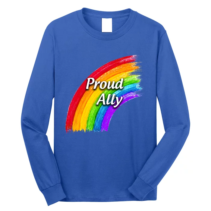 Proud Ally Funny Gift Love Is Love Lgbt Flower Funny Gift Lgbt Pride Funny Gift Long Sleeve Shirt