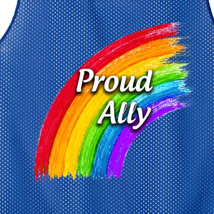 Proud Ally Funny Gift Love Is Love Lgbt Flower Funny Gift Lgbt Pride Funny Gift Mesh Reversible Basketball Jersey Tank