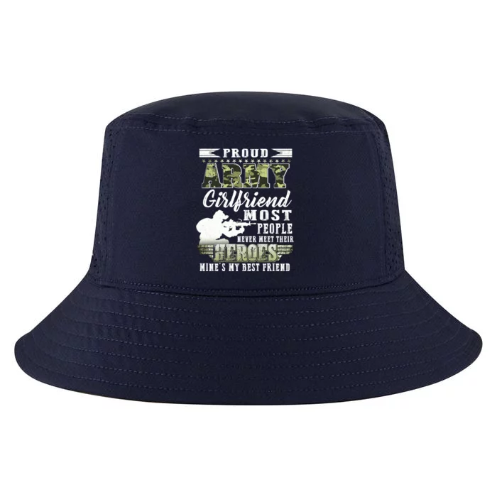 Proud Army Friend Most People Gift Cool Comfort Performance Bucket Hat