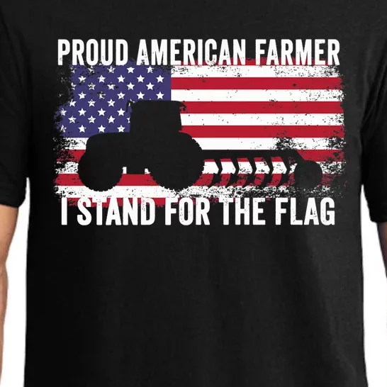 Proud American Farmer I Stand For The Flag Patriotic USA Premium Pajama Set