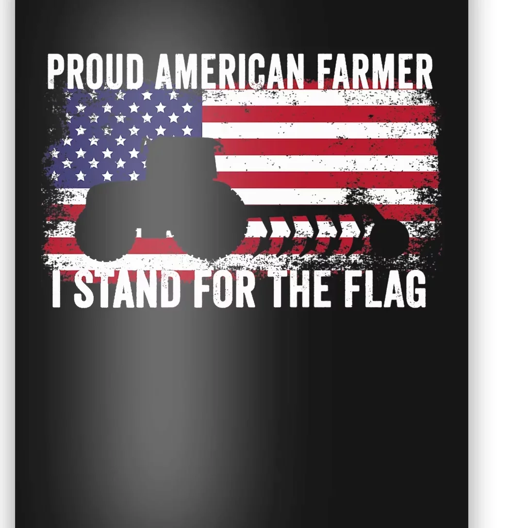 Proud American Farmer I Stand For The Flag Patriotic USA Premium Poster