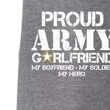 Proud Army Friend Gift Military Friend My Hero Doggie 3-End Fleece Hoodie