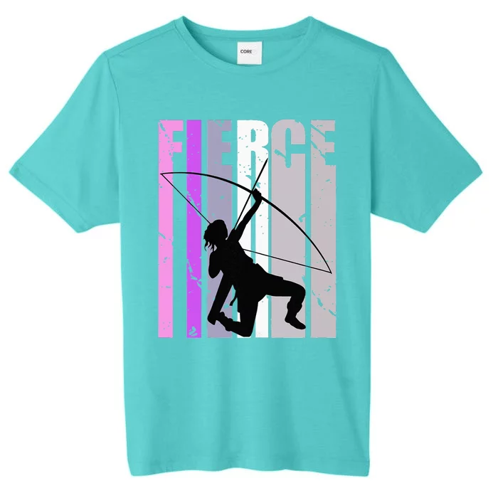 Purple Archery Fierce Birthday Archer Courage pink ChromaSoft Performance T-Shirt