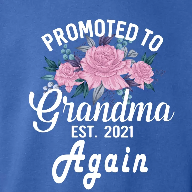 Pregnancy Announcet For GrandparentsPromoted To Grandma Gift Toddler Hoodie