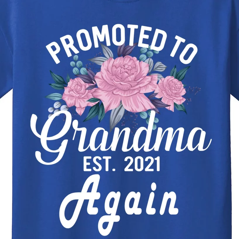 Pregnancy Announcet For GrandparentsPromoted To Grandma Gift Kids T-Shirt