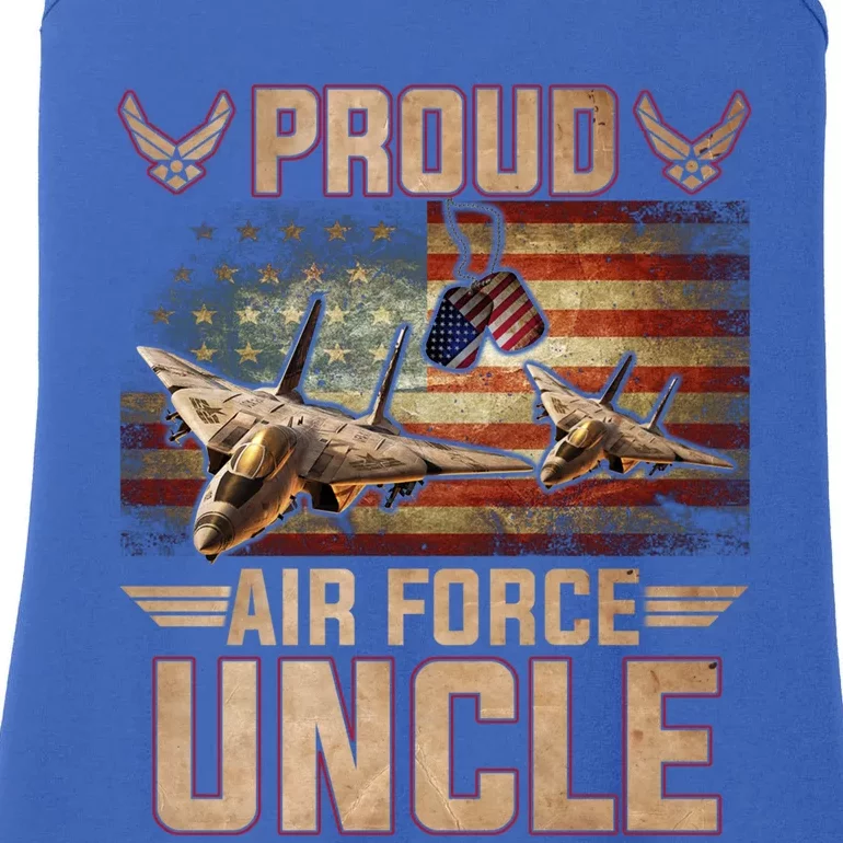 Proud Air Force Uncle Gift Veterans Day Gift Ladies Essential Tank