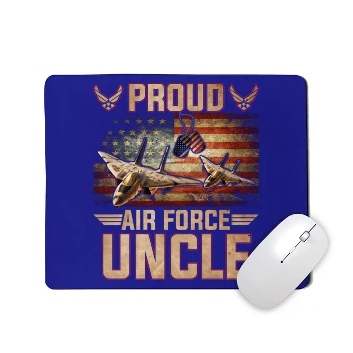 Proud Air Force Uncle Gift Veterans Day Gift Mousepad