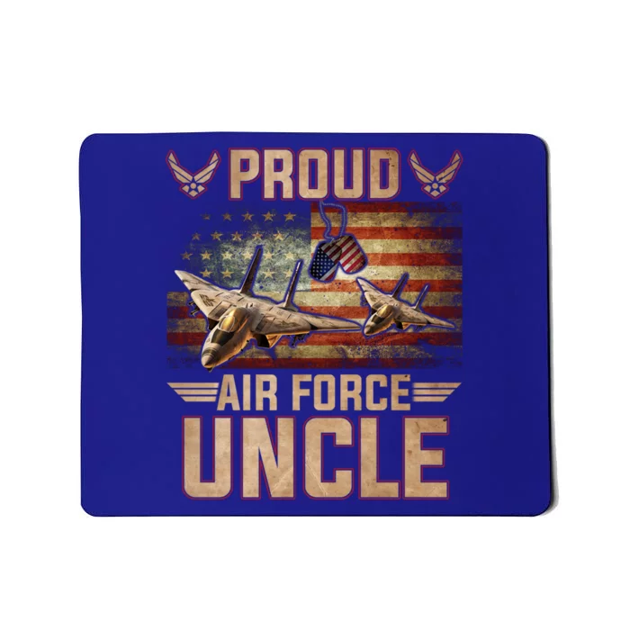 Proud Air Force Uncle Gift Veterans Day Gift Mousepad