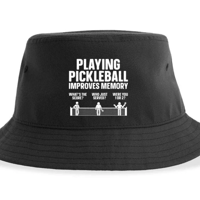 Pickleball Art For Women Paddle Sport Pickleball Lover Sustainable Bucket Hat