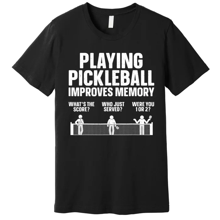 Pickleball Art For Women Paddle Sport Pickleball Lover Premium T-Shirt