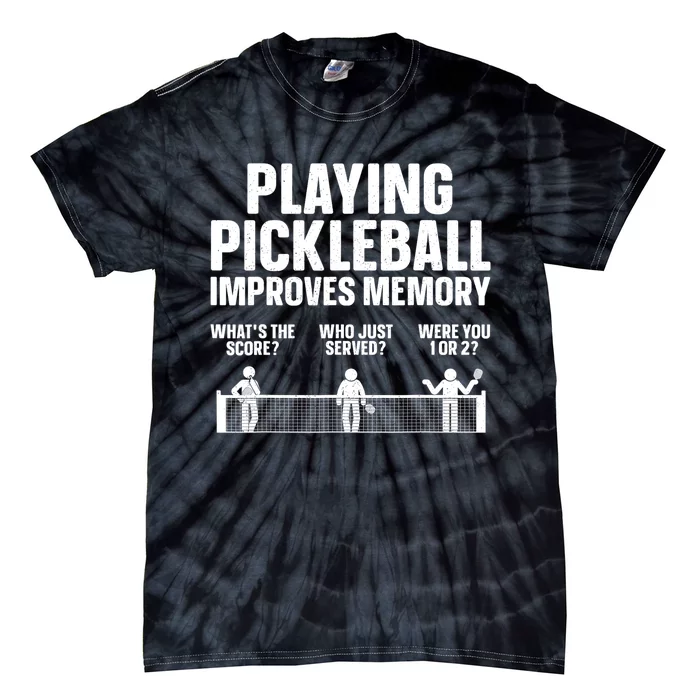 Pickleball Art For Women Paddle Sport Pickleball Lover Tie-Dye T-Shirt