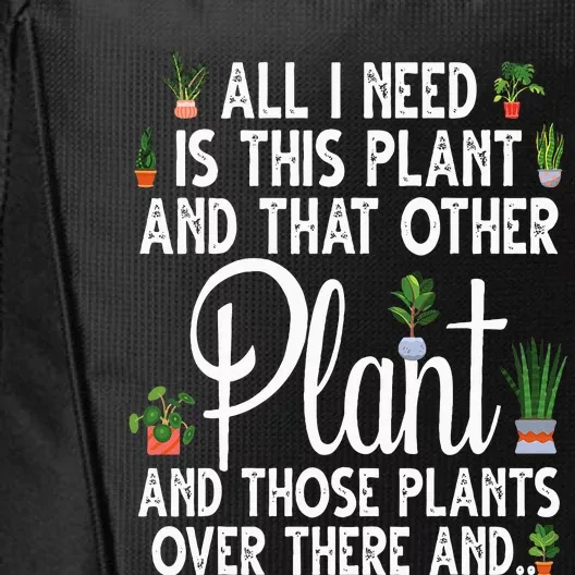 Plant Art For  Gardening Plant Lover Gardener City Backpack