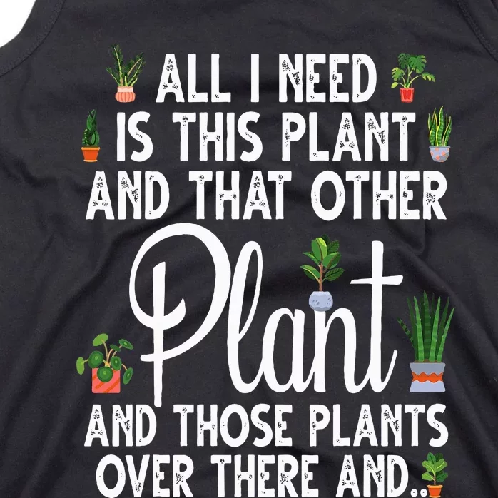 Plant Art For  Gardening Plant Lover Gardener Tank Top