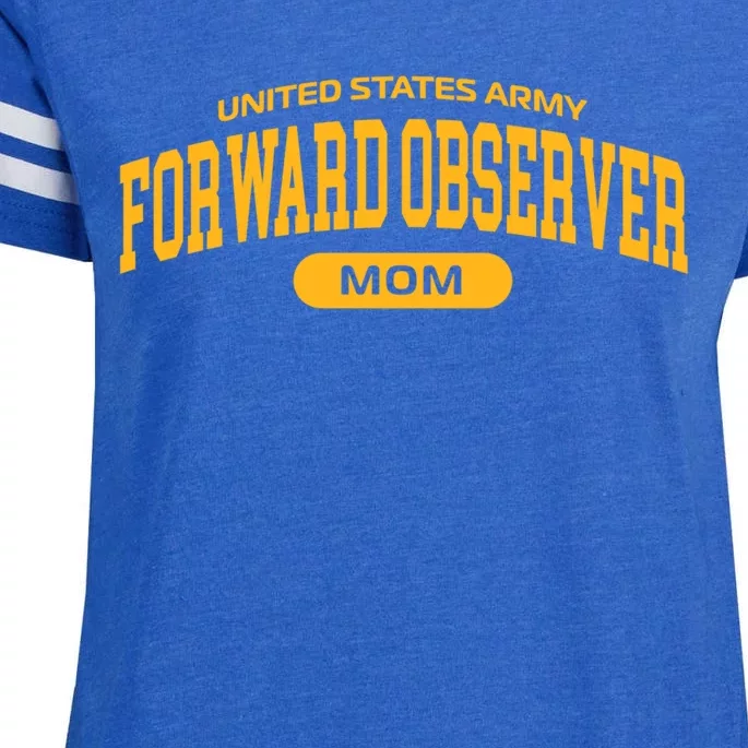 Proud Army Forward Observer Mom Meaningful Gift Enza Ladies Jersey Football T-Shirt