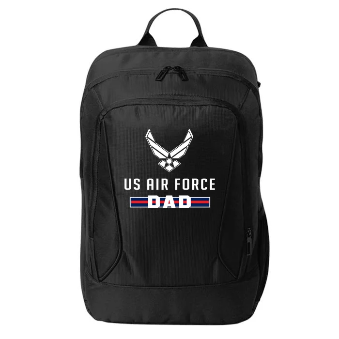 Proud Air Force Dad Military Pride Gift City Backpack