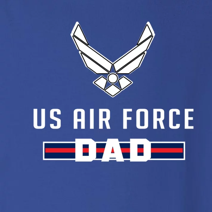 Proud Air Force Dad Military Pride Gift Toddler Long Sleeve Shirt