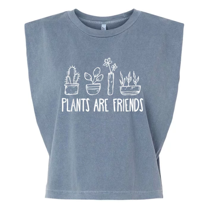 Plants Are Friends Garment-Dyed Women's Muscle Tee