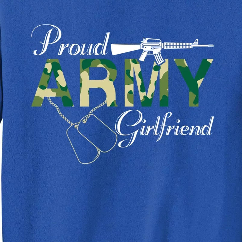 Proud Army Friend Army Friend Gift Army Graduation Funny Gift Tall Sweatshirt