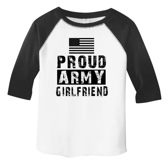 Proud Army Friend Family Military Appreciation Graphic Funny Gift Toddler Fine Jersey T-Shirt