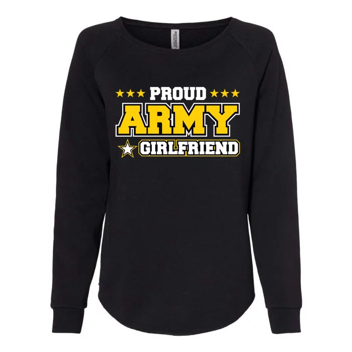 Proud Army Friend Gift Us Military Friend Family Womens California Wash Sweatshirt