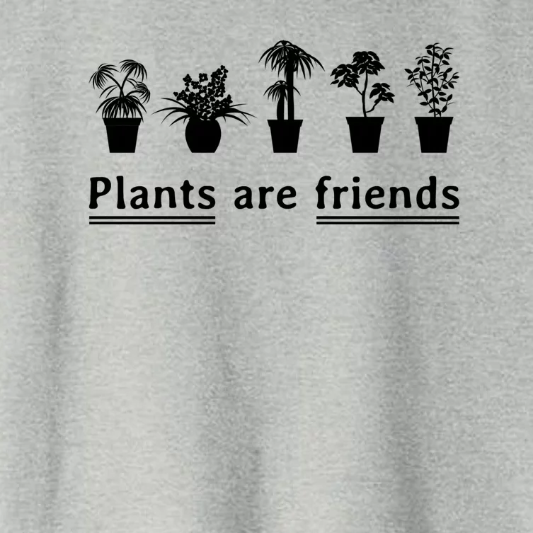 Plants Are Friends Women's Crop Top Tee