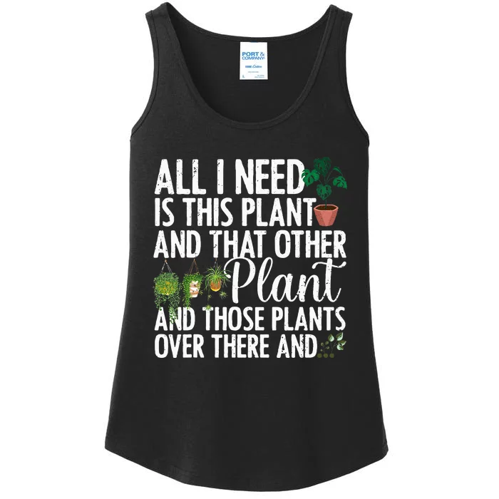 Plant Art For Women Gardening Plant Ladies Essential Tank